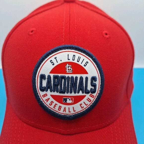 New Era St Louis Cardinals Game Day 39THIRTY Stretch Flex Hat Cap Red L/XL - Picture 2 of 7